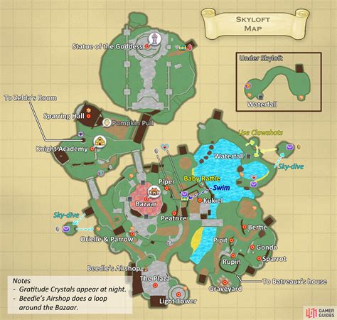 skyward sword location